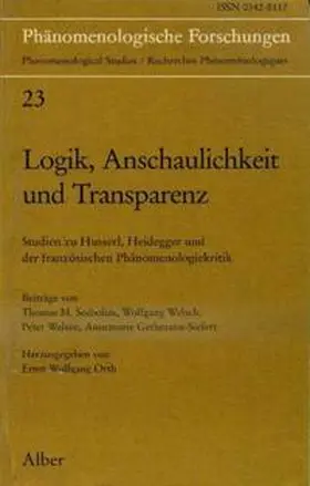 Orth |  Logik, Anschaulichkeit und Transparenz | Buch |  Sack Fachmedien