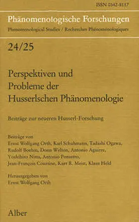 Orth |  Perspektiven und Probleme der Husserlschen Phänomenologie | Buch |  Sack Fachmedien