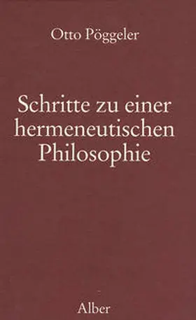 Pöggeler |  Schritte zu einer hermeneutischen Philosophie | Buch |  Sack Fachmedien