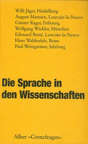 Weingartner |  Die Sprache in den Wissenschaften | Buch |  Sack Fachmedien