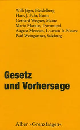 Weingartner |  Gesetz und Vorhersage | Buch |  Sack Fachmedien