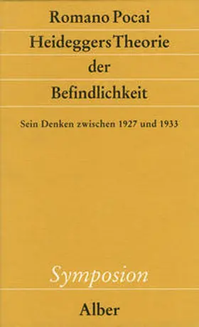 Pocai |  Heideggers Theorie der Befindlichkeit | Buch |  Sack Fachmedien