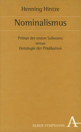 Hintze |  Nominalismus | Buch |  Sack Fachmedien