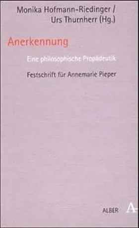 Hofmann-Riedinger / Thurnherr |  Anerkennung | Buch |  Sack Fachmedien