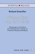 Schaeffler |  Philosophisch von Gott reden | Buch |  Sack Fachmedien