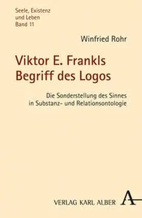 Rohr |  Viktor E. Frankls Begriff des Logos | Buch |  Sack Fachmedien