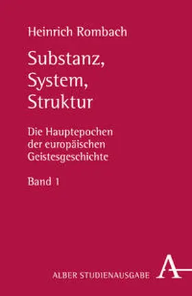 Rombach |  Substanz, System, Struktur | Buch |  Sack Fachmedien