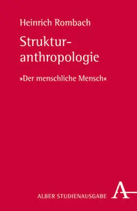 Rombach |  Strukturanthropologie | Buch |  Sack Fachmedien