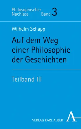 Schapp |  Auf dem Weg einer Philosophie der Geschichten | Buch |  Sack Fachmedien