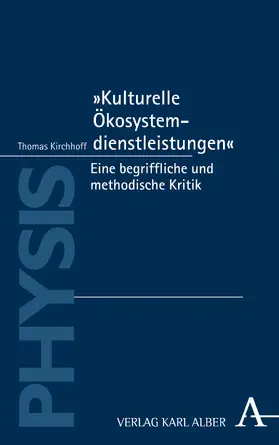 Kirchhoff |  „Kulturelle Ökosystemdienstleistungen“ | Buch |  Sack Fachmedien