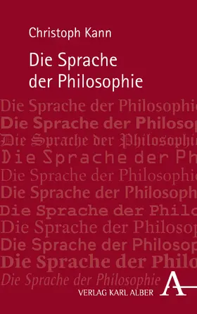 Kann |  Die Sprache der Philosophie | Buch |  Sack Fachmedien