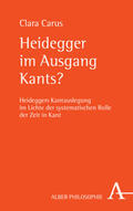 Carus |  Carus, C: Heidegger im Ausgang Kants? | Buch |  Sack Fachmedien