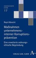 Albrecht |  Unternehmensinterne Korruptionsprävention | eBook | Sack Fachmedien