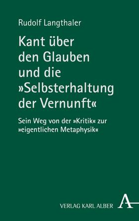 Langthaler | Kant über den Glauben und die "Selbsterhaltung der Vernunft" | E-Book | sack.de
