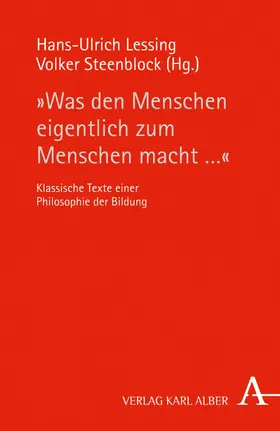 Lessing / Steenblock |  "Was den Menschen eigentlich zum Menschen macht ..." | eBook | Sack Fachmedien