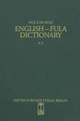 Wolf |  English-Fula Dictionary | Buch |  Sack Fachmedien
