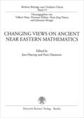Hoyrup / Damerow |  Changing Views On Ancient Near Eastern Mathematics | Buch |  Sack Fachmedien