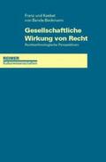 Benda-Beckmann |  Gesellschaftliche Wirkung von Recht | eBook | Sack Fachmedien