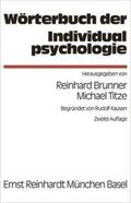 Brunner / Titze |  Wörterbuch der Individualpsychologie | eBook | Sack Fachmedien