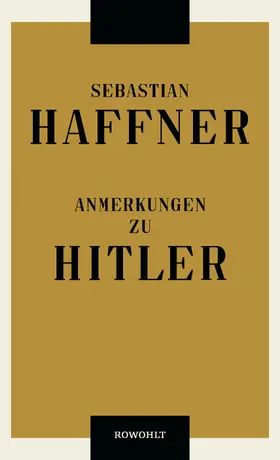 Haffner |  Anmerkungen zu Hitler | Buch |  Sack Fachmedien