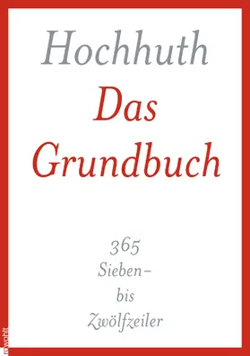 Hochhuth |  Das Grundbuch | Buch |  Sack Fachmedien