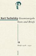 Becker / Tucholsky |  Tucholsky, K: Gesamtausgabe 19 | Buch |  Sack Fachmedien