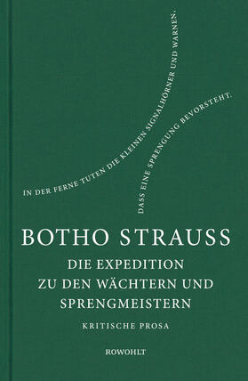 Strauß |  Die Expedition zu den Wächtern u. Sprengmeistern | Buch |  Sack Fachmedien