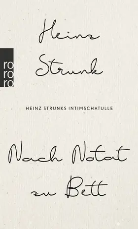 Strunk |  Nach Notat zu Bett | Buch |  Sack Fachmedien