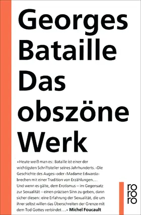 Bataille |  Das obszöne Werk | Buch |  Sack Fachmedien