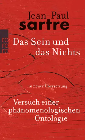 König / Sartre |  Das Sein und das Nichts | Buch |  Sack Fachmedien