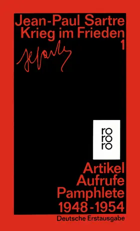 König / Sartre |  Krieg im Frieden 1 | Buch |  Sack Fachmedien