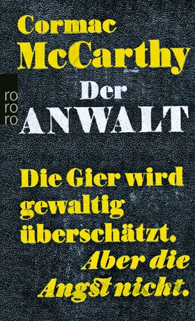McCarthy | Der Anwalt | Buch | 978-3-499-26724-6 | www.sack.de