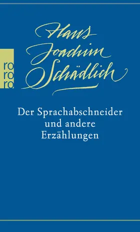 Schädlich |  Der Sprachabschneider und andere Erzählungen | Buch |  Sack Fachmedien