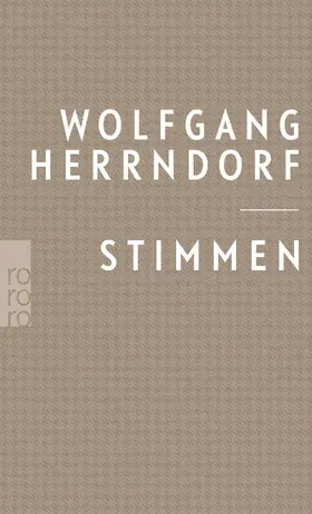 Herrndorf | Stimmen | Buch | 978-3-499-27618-7 | www.sack.de