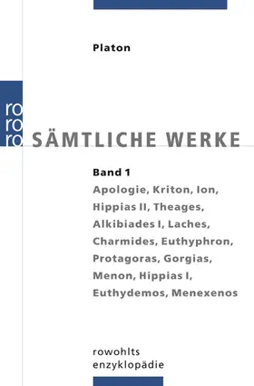 Platon / Wolf |  Sämtliche Werke 01 | Buch |  Sack Fachmedien