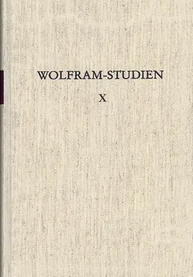 Schröder |  Wolfram-Studien X | Buch |  Sack Fachmedien