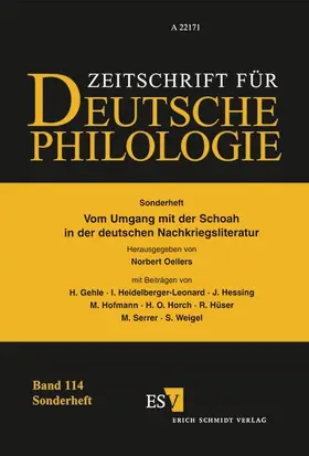 Oellers |  Vom Umgang mit der Schoah in der deutschen Nachkriegsliteratur | Buch |  Sack Fachmedien
