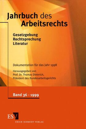 Dieterich | Jahrbuch des Arbeitsrechts 36 | Buch | 978-3-503-04839-7 | sack.de