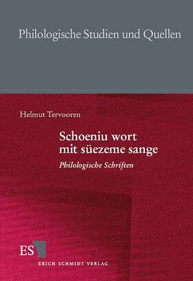 Tervooren / Fritsch / Spicker |  Schoeniu wort mit süezeme sange | Buch |  Sack Fachmedien