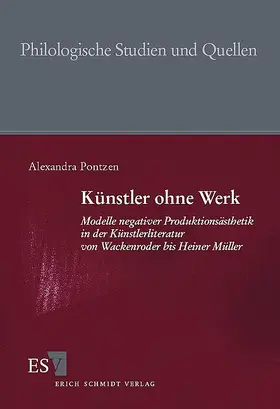 Pontzen |  Künstler ohne Werk | Buch |  Sack Fachmedien