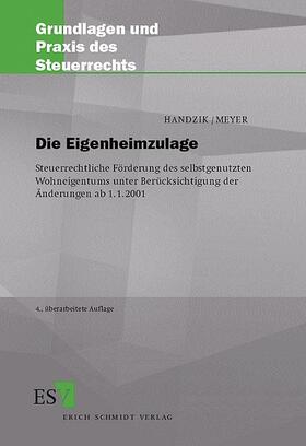 Handzik / Meyer | Die Eigenheimzulage | Buch | 978-3-503-05774-0 | sack.de