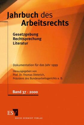 Dieterich |  Jahrbuch des Arbeitsrechts | Buch |  Sack Fachmedien