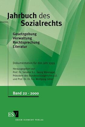 Wannagat / Gitter | Jahrbuch des Sozialrechts, Band 22 | Buch | 978-3-503-05907-2 | sack.de