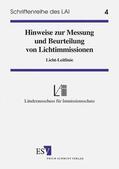 Länderausschuss für Immissionsschutz |  Hinweise zur Messung, Beurteilung von Lichtimmissionen | Buch |  Sack Fachmedien