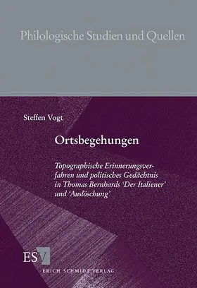 Vogt | Ortsbegehungen | Buch | 978-3-503-06129-7 | www.sack.de