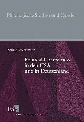 Wierlemann |  Political Correctness in den USA und in Deutschland | Buch |  Sack Fachmedien