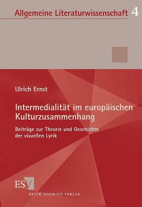 Ernst |  Intermedialität im europäischen Kulturzusammenhang | Buch |  Sack Fachmedien
