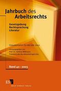 Wißmann |  Jahrbuch des Arbeitsrechts | Buch |  Sack Fachmedien