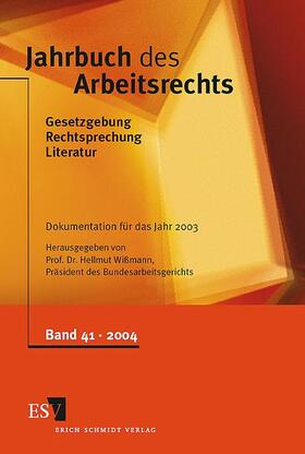 Wißmann | Jahrbuch des Arbeitsrechts | Buch | 978-3-503-07896-7 | sack.de