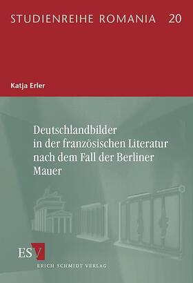Erler |  Deutschlandbilder in der französischen Literatur nach dem Fall der Berliner Mauer | Buch |  Sack Fachmedien